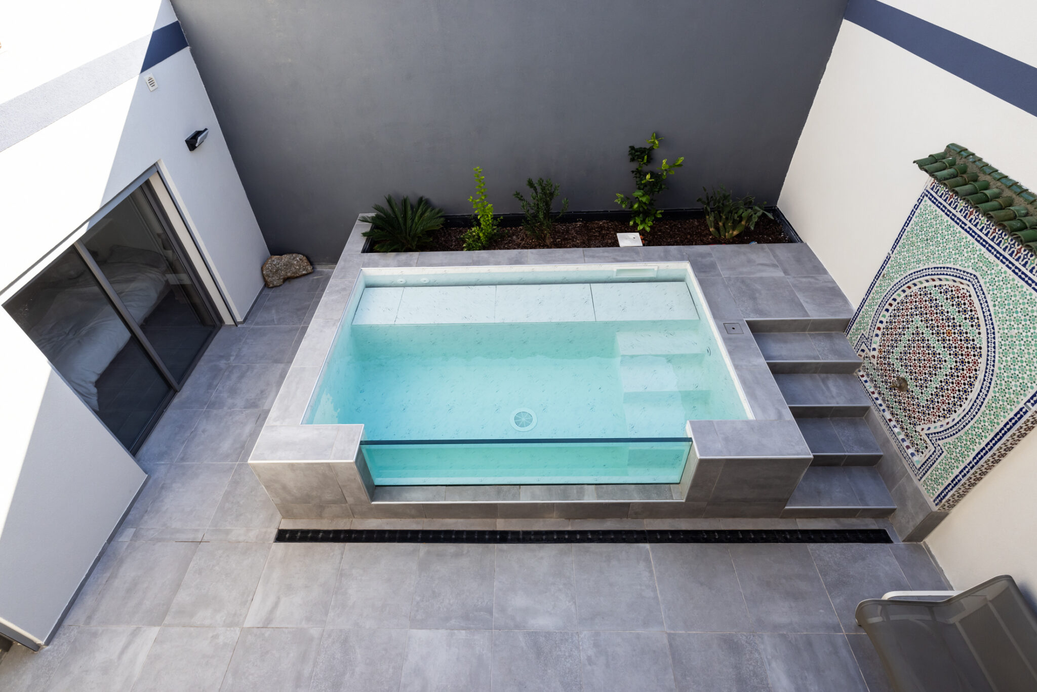 mini piscine scanzi piscine volet immergé
