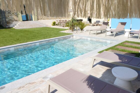 tons pastels sous le soleil scanzi piscine Moussac