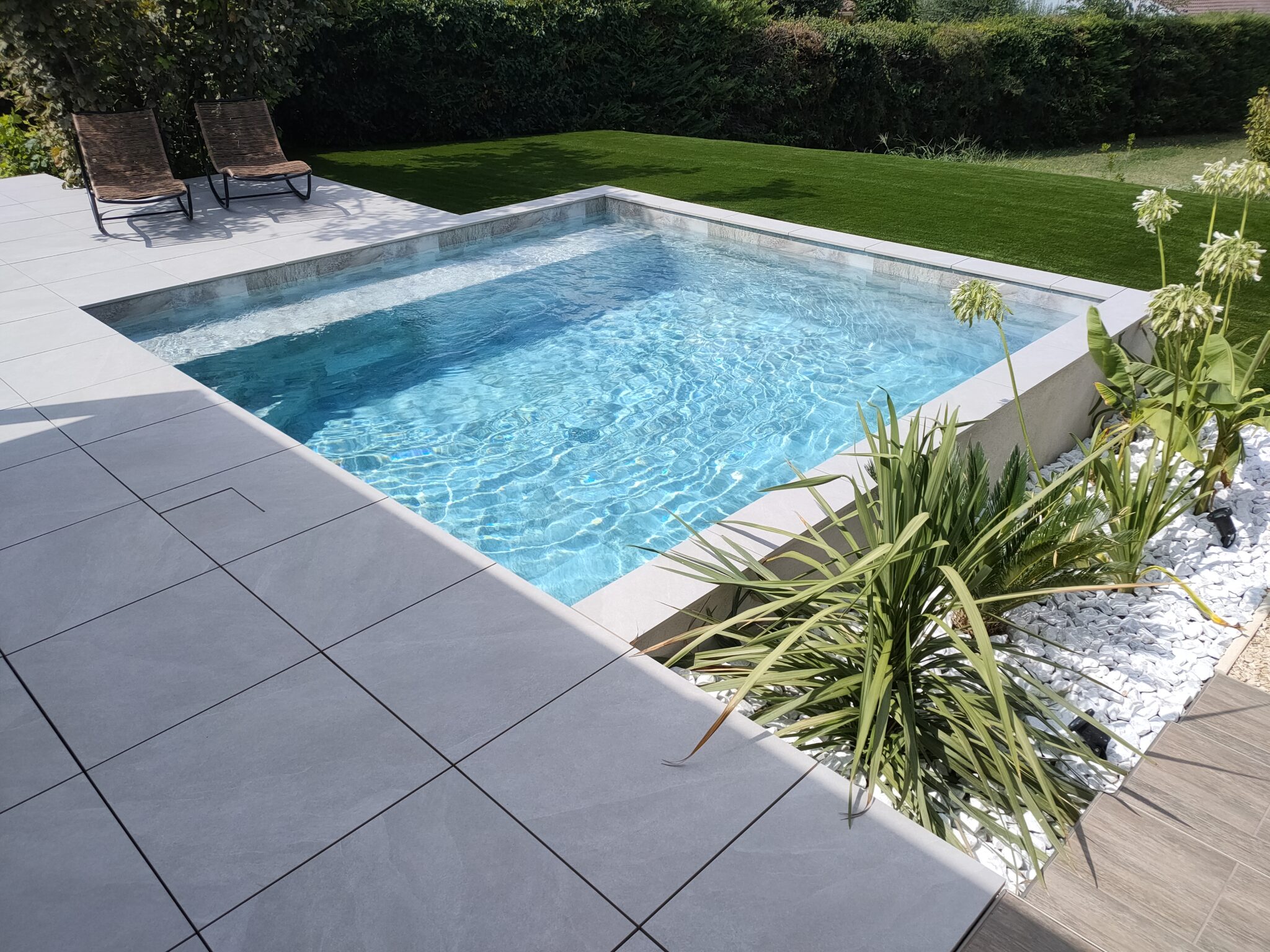 Piscine carrée