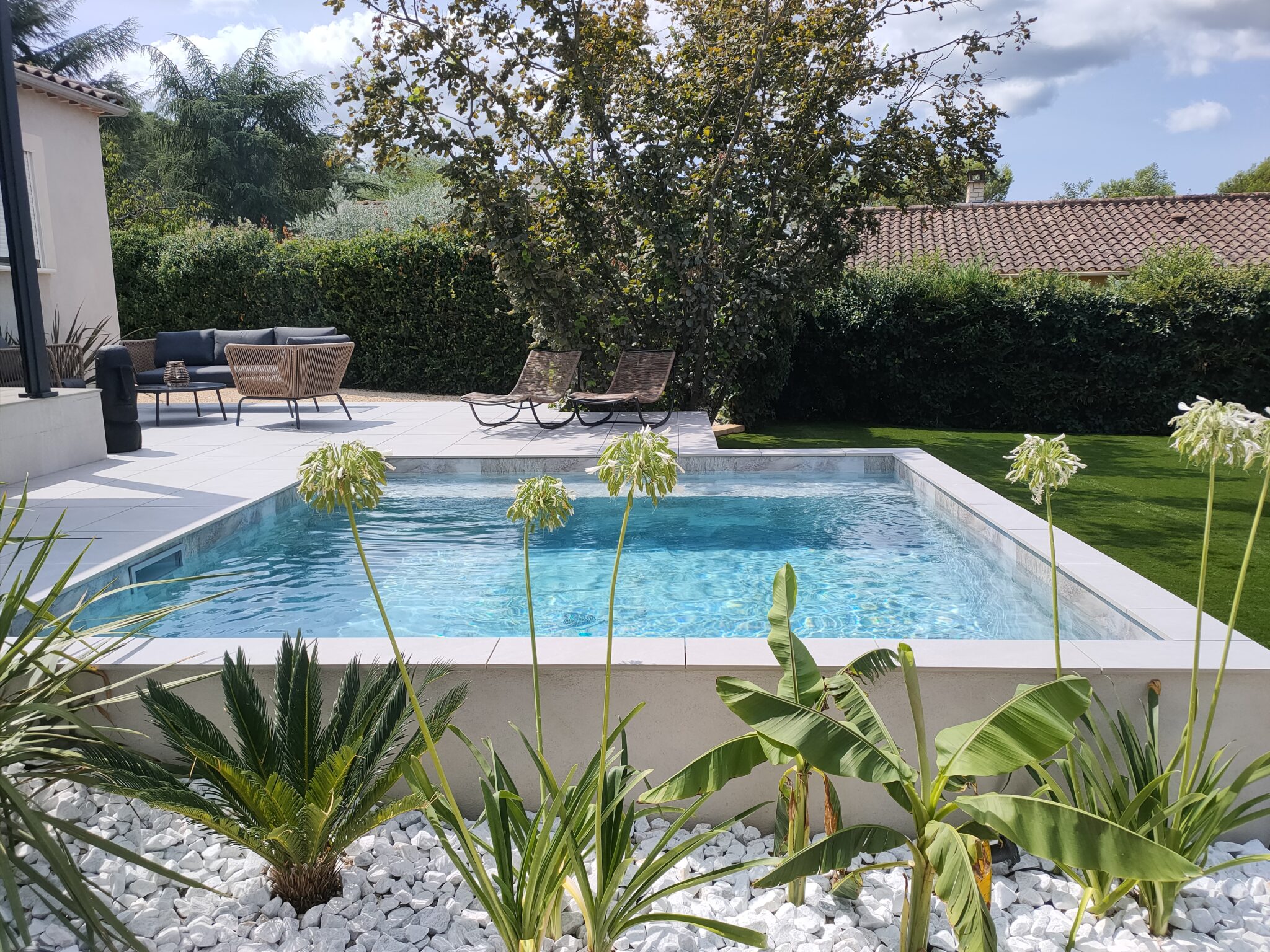 piscine carrée